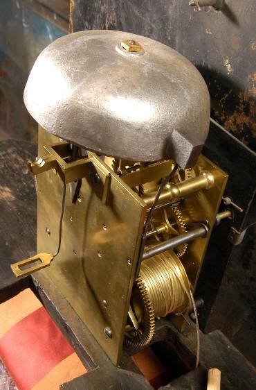 fig 4. ***** SOLD ***** English Antique Longcase / tall case Clock - Rolling Moon, Circa 1850